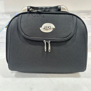 💼 Modern JIO Train Case / Travel Cosmetics Hard Organizer – Black (NWT)